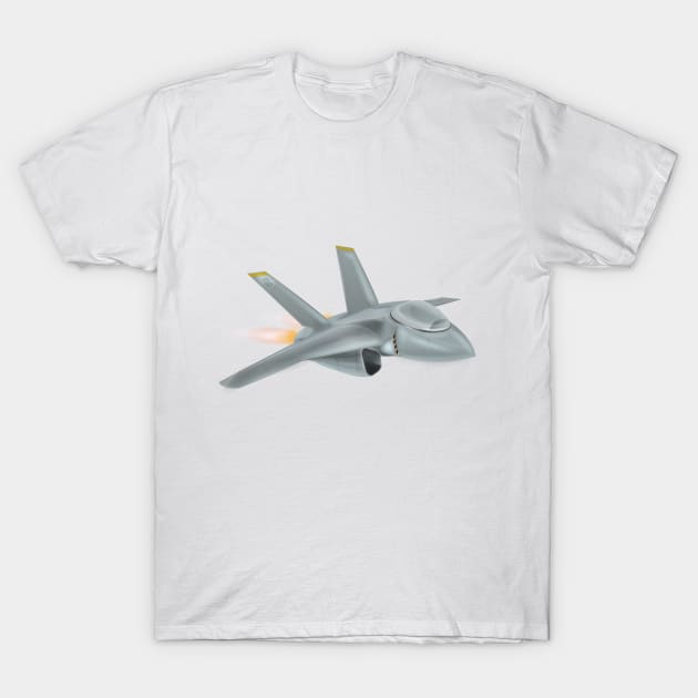 Military Jet Fighter T-Shirt by nickemporium1